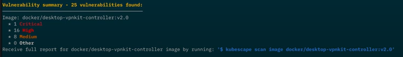 Vulnerability summary